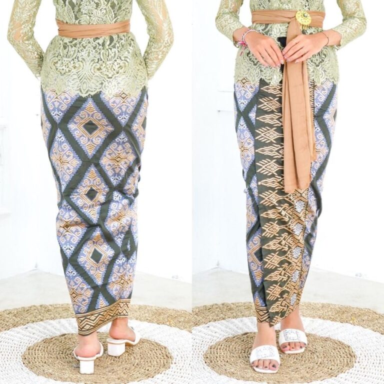 Rok bordir songket strait kamen jadi untuk bawahan kebaya